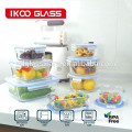 Rectangle Seal collapsible food containers with vented Lid